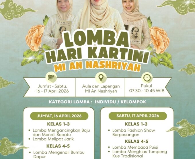 Madrasah Ibtidaiyah An Nashriyah Gelar Lomba Hari Kartini 2026